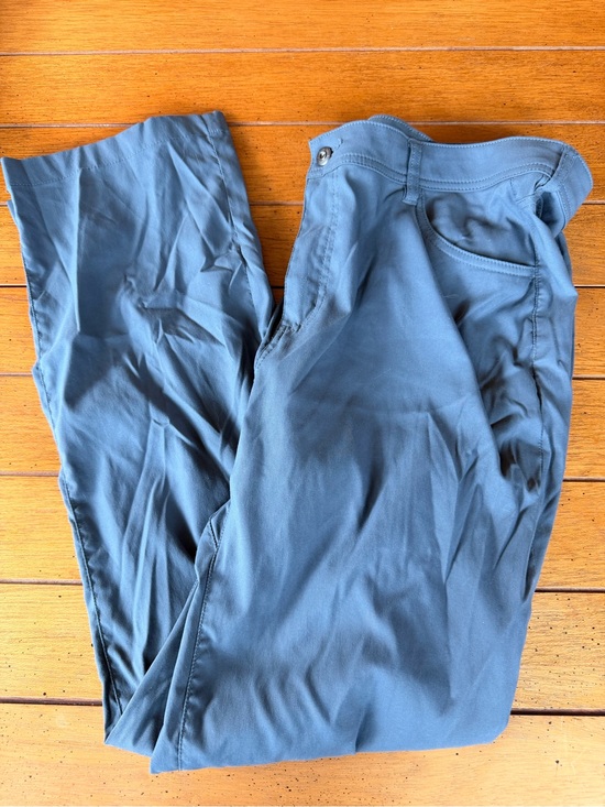 Prana Pants - Prana Zion Halle Pants Womens 16/32 Gray Zion Halle Mid Rise Standard